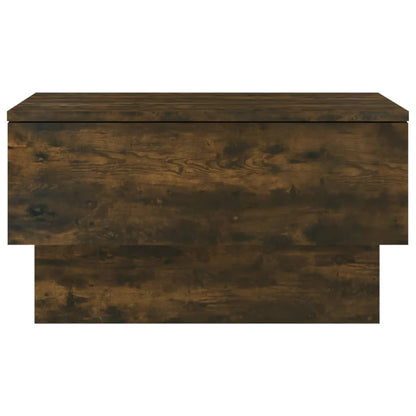 Smoked Oak Wall-Mounted Bedside Cabinet - Stylish & Space-Saving