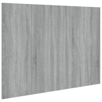Grey Sonoma Headboard 120x80 cm - Engineered Wood Elegance