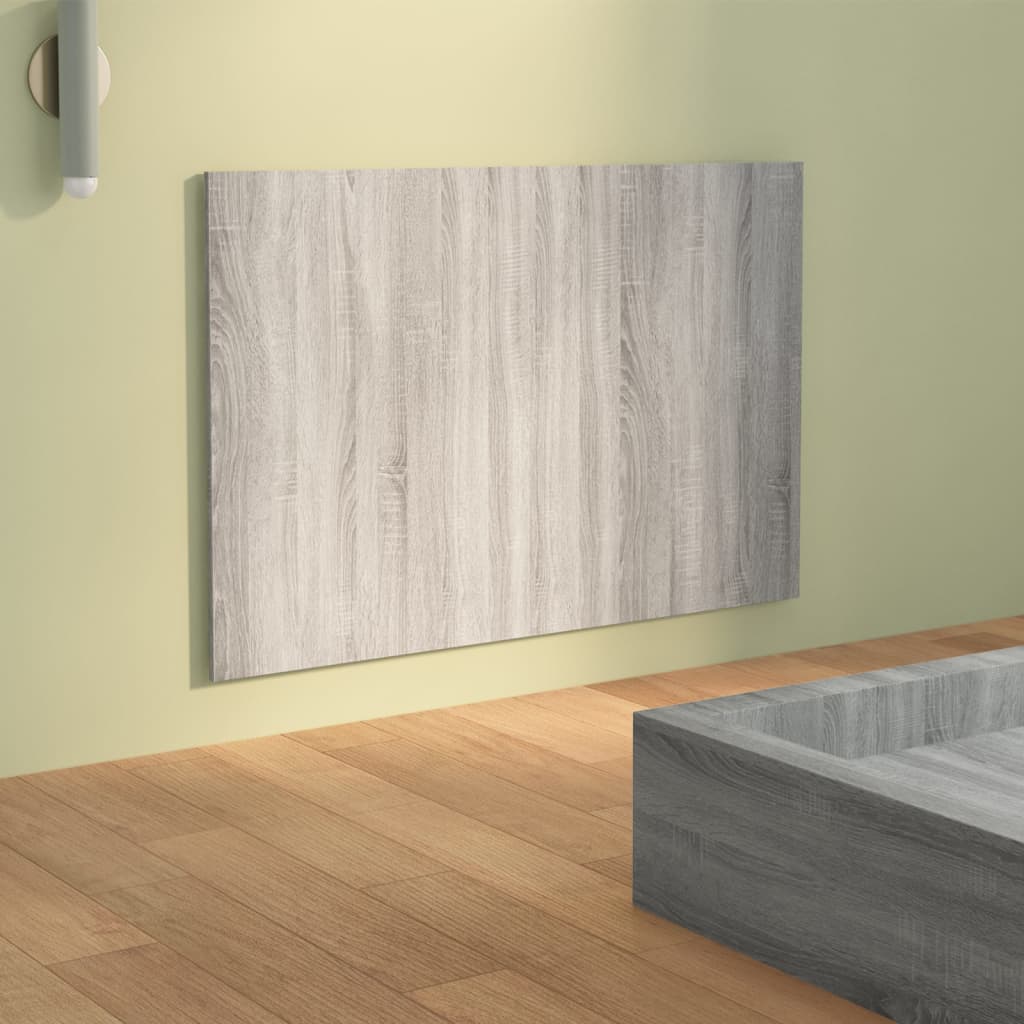 Grey Sonoma Headboard 120x80 cm - Engineered Wood Elegance