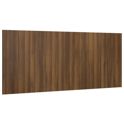 Brown Oak Engineered Wood Bed Headboard - 200x1.5x80 cm