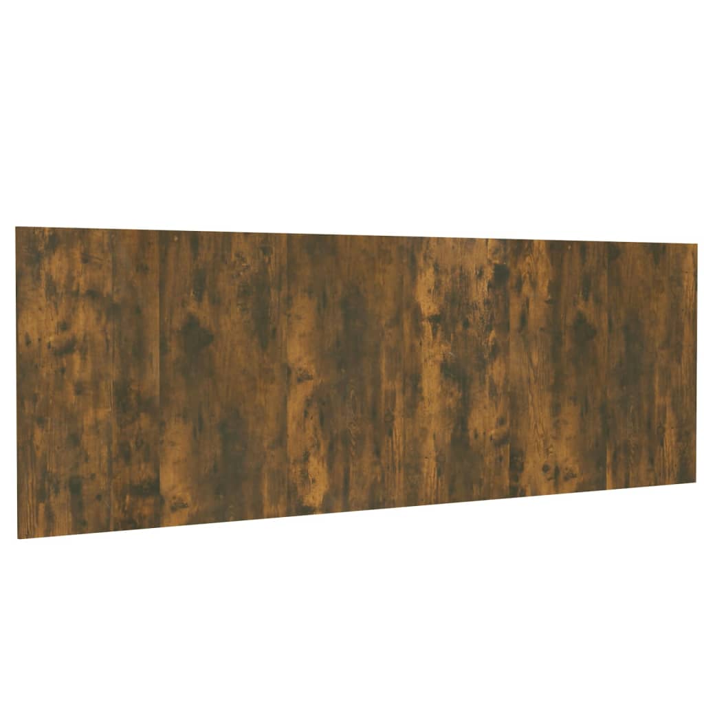 Smoked Oak Wall Headboard, 240x1.5x80 cm, Engineered Wood