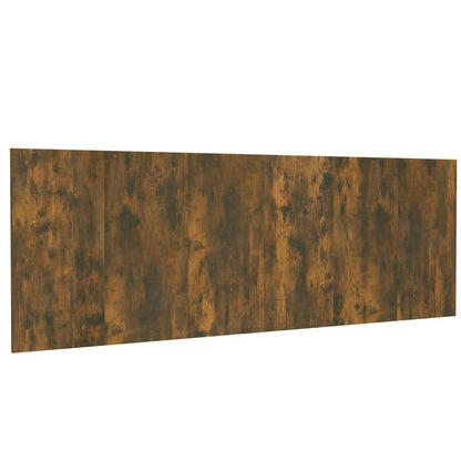 Smoked Oak Wall Headboard, 240x1.5x80 cm, Engineered Wood