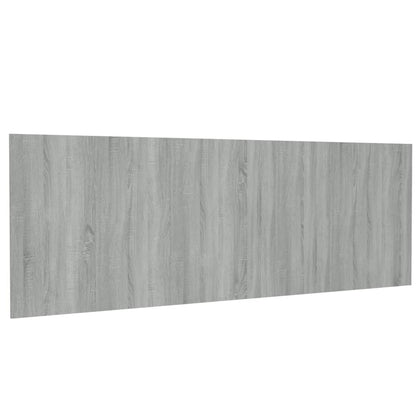 Grey Sonoma Engineered Wood Wall Headboard 240x80 cm