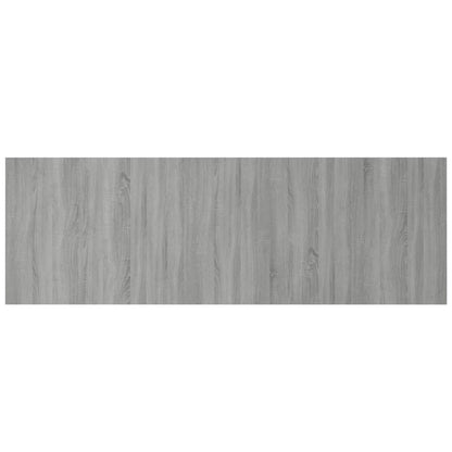 Grey Sonoma Engineered Wood Wall Headboard 240x80 cm