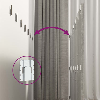 Grey Sonoma Engineered Wood Wall Headboard 240x80 cm