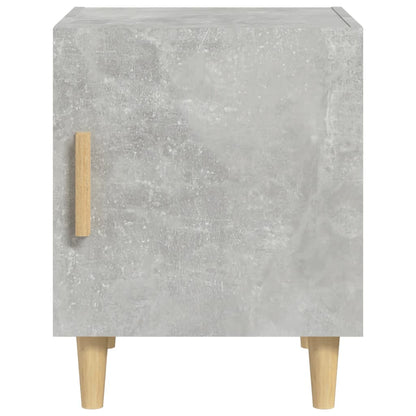 Concrete Grey Bedside Cabinet in Engineered Wood