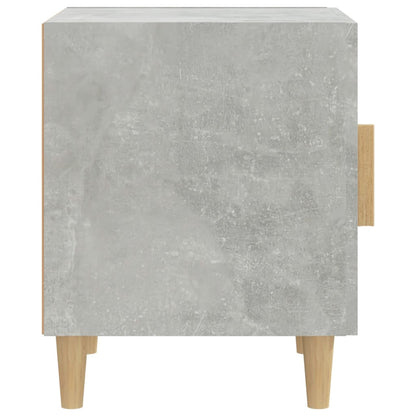 Concrete Grey Bedside Cabinet in Engineered Wood