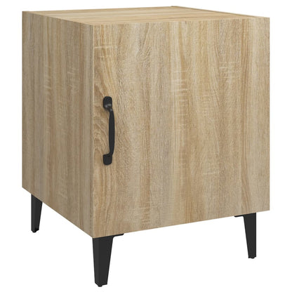 Sonoma Oak Bedside Cabinets Set of 2 - Engineered Wood