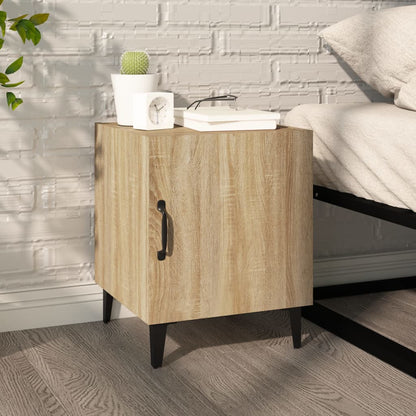 Sonoma Oak Bedside Cabinets Set of 2 - Engineered Wood