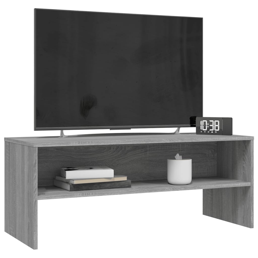 TV Cabinet Grey Sonoma 100x40x40 cm Engineered Wood