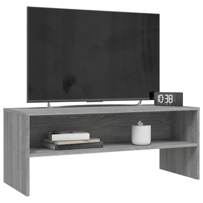 TV Cabinet Grey Sonoma 100x40x40 cm Engineered Wood