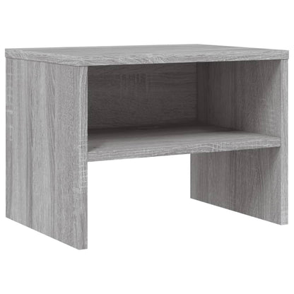 Grey Sonoma Engineered Wood Bedside Cabinet, 40x30x30 cm