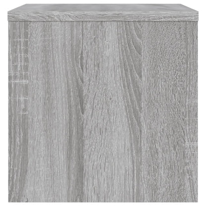 Grey Sonoma Engineered Wood Bedside Cabinet, 40x30x30 cm