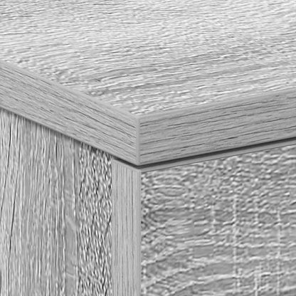 Grey Sonoma Bedside Cabinet 38x35x56 cm - Engineered Wood