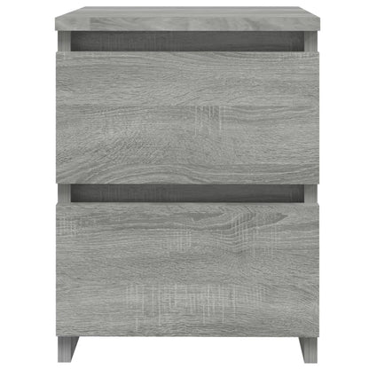 Grey Sonoma Bedside Cabinet 30x30x40 cm - Engineered Wood