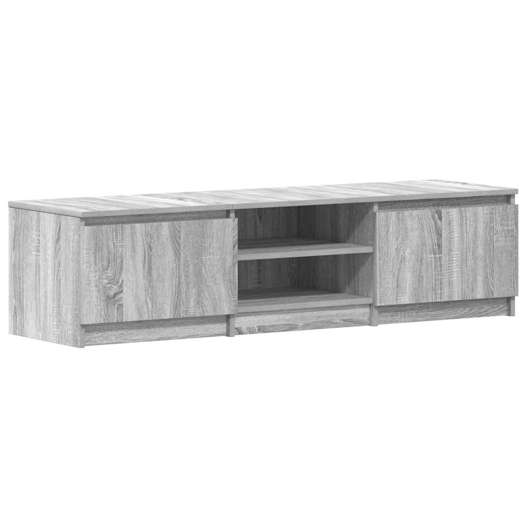 TV Cabinet Grey Sonoma 140x40x35.5 cm Engineered Wood
