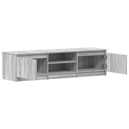 TV Cabinet Grey Sonoma 140x40x35.5 cm Engineered Wood