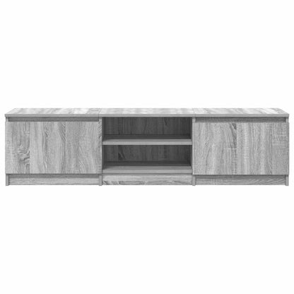 TV Cabinet Grey Sonoma 140x40x35.5 cm Engineered Wood