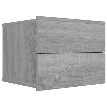 Grey Sonoma Bedside Cabinets 2 Pcs, 40x30x30 cm, Engineered Wood