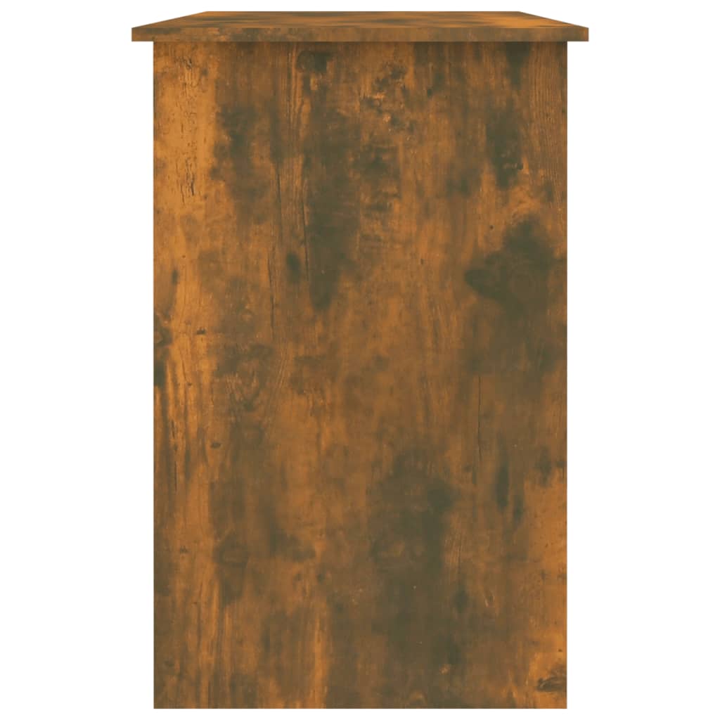 Smoked Oak Desk 100x50x76 cm - Engineered Wood Finish