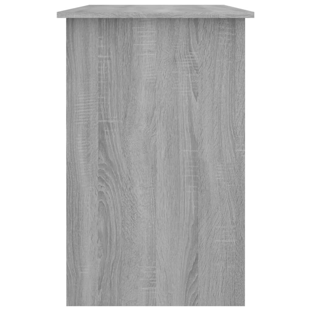 Stylish Grey Sonoma Desk 100x50x76 cm - Engineered Wood