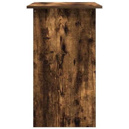 Compact Smoked Oak Desk, 80x45x74 cm, Engineered Wood