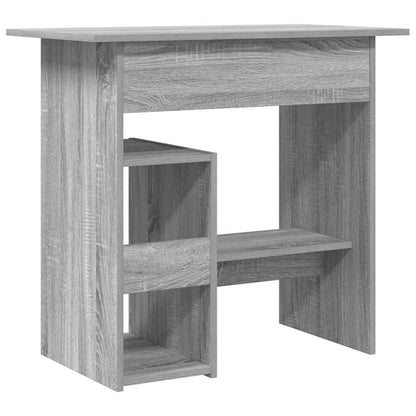 Compact Grey Sonoma Desk - 80x45x74 cm Engineered Wood