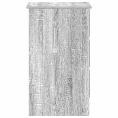 Grey Sonoma Desk 90x45x76 cm - Engineered Wood Office Solution