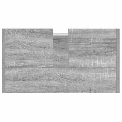 Grey Sonoma Engineered Wood Bathroom Cabinet - 60x33x60 cm