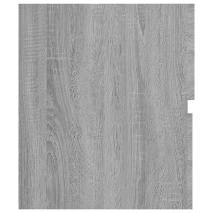 2-Piece Sonoma Grey Bathroom Set - Engineered Wood