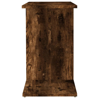 Smoked Oak Side Table 50x30x50 cm - Engineered Wood