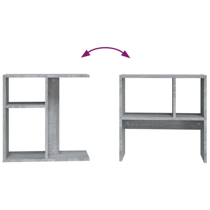 Sonoma Grey Side Table - Engineered Wood 50x30x50 cm
