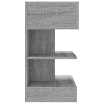 Grey Sonoma Bedside Cabinets 2 Pcs - Engineered Wood, 40x35x65 cm