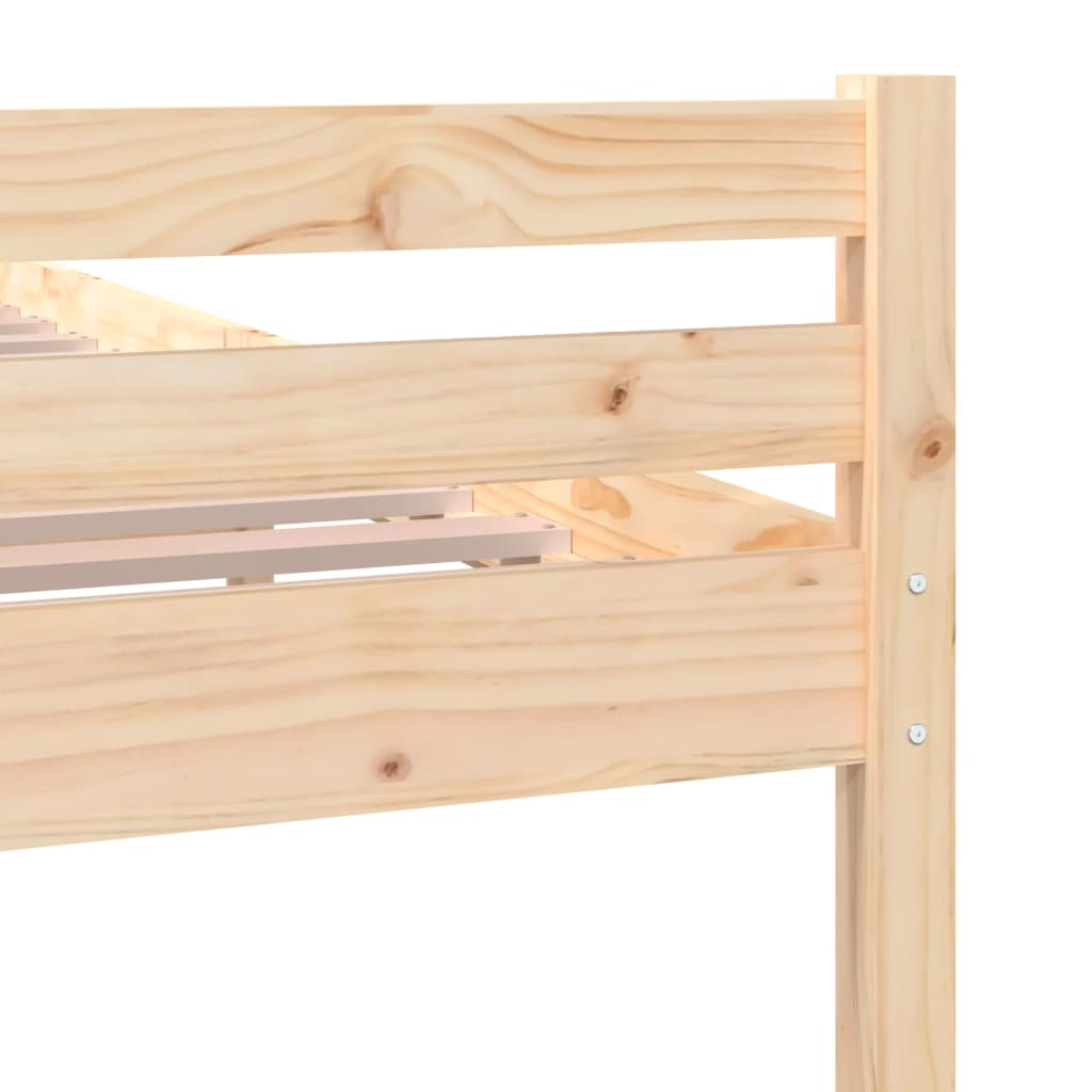 Bed Frame without Mattress Solid Wood 160x200 cm