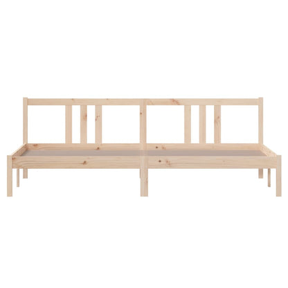 Bed Frame without Mattress Solid Wood 200x200 cm