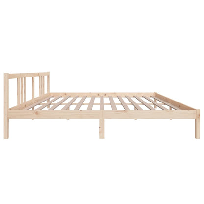 Bed Frame without Mattress Solid Wood 200x200 cm
