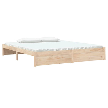 Solid Wood 180x200 cm Super King Bed Frame - No Mattress
