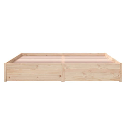 Solid Wood 180x200 cm Super King Bed Frame - No Mattress