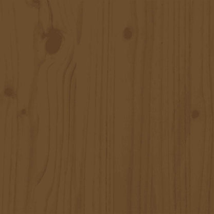 Honey Brown Solid Wood Bed Frame 75x190cm - Small Single Size