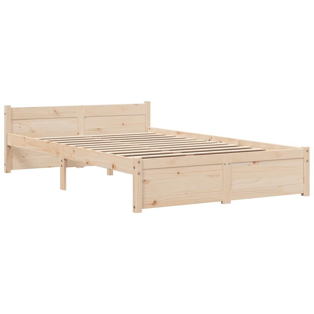 Solid Wood Bed Frame 120x200 cm - No Mattress Included