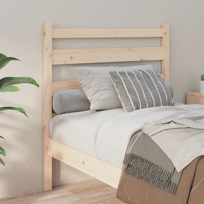 Solid Pine Wood Bed Headboard 81x4x100 cm - Rustic Charm