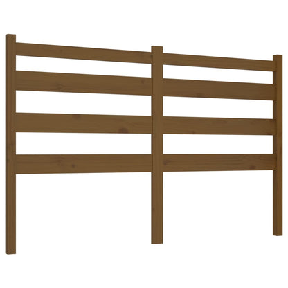 Solid Wood Pine Bed Headboard, Honey Brown 206x4x100 cm