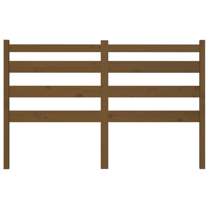 Solid Wood Pine Bed Headboard, Honey Brown 206x4x100 cm