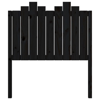 Solid Pine Black Headboard 96x4x110 cm - Stylish & Durable