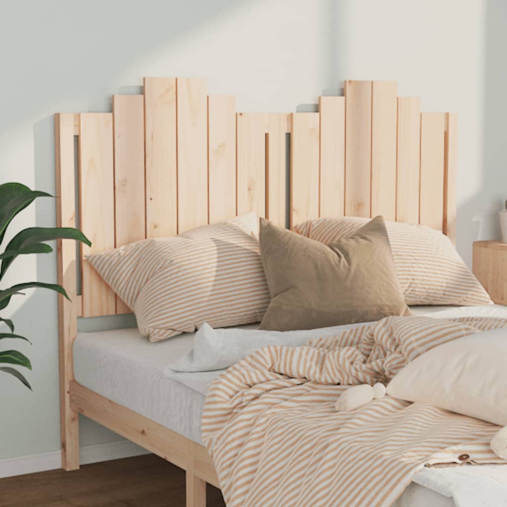 Solid Pine Bed Headboard 146x4x110 cm - Durable & Stylish Design