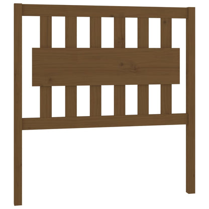 Solid Pine Wood Honey Brown Bed Headboard - 95.5x4x100 cm