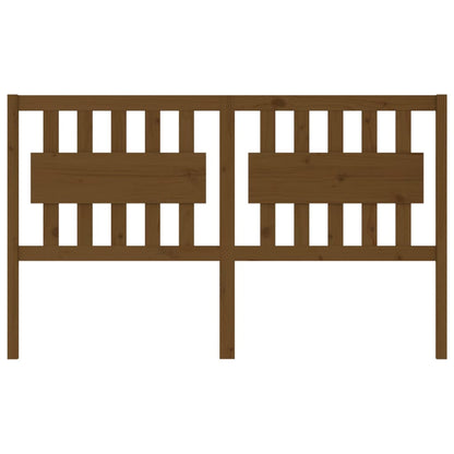 Solid Pine Wood Bed Headboard, Honey Brown, 155.5x4x100 cm