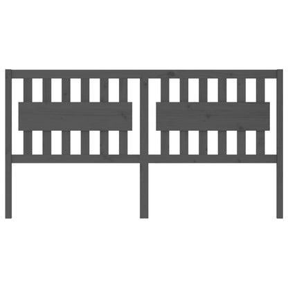 Solid Pine Grey Headboard, 185.5x4x100 cm - Stylish & Durable