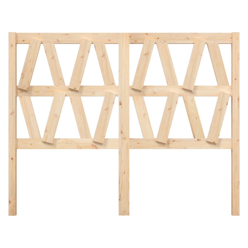 Solid Pine Wood Headboard 141x4x100 cm - Stylish & Durable Design