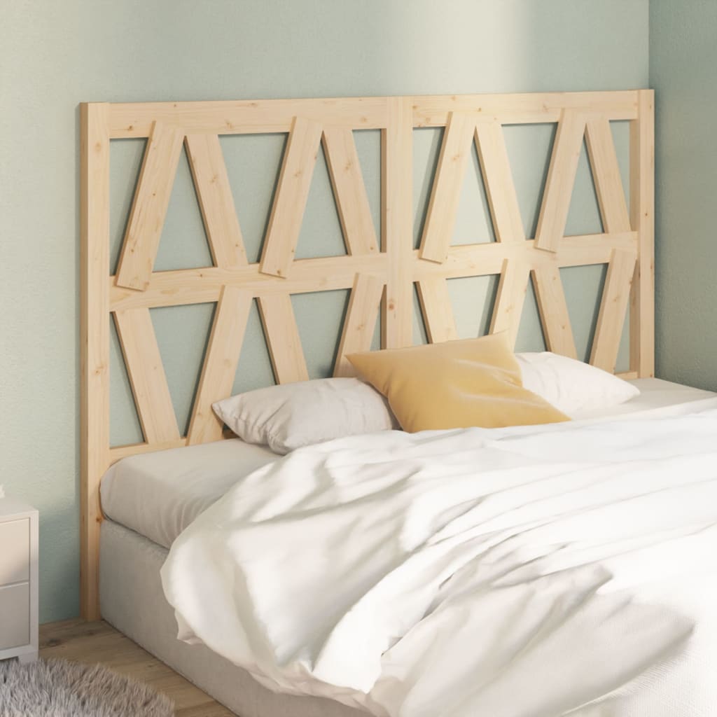 Solid Pine Wood Headboard 141x4x100 cm - Stylish & Durable Design